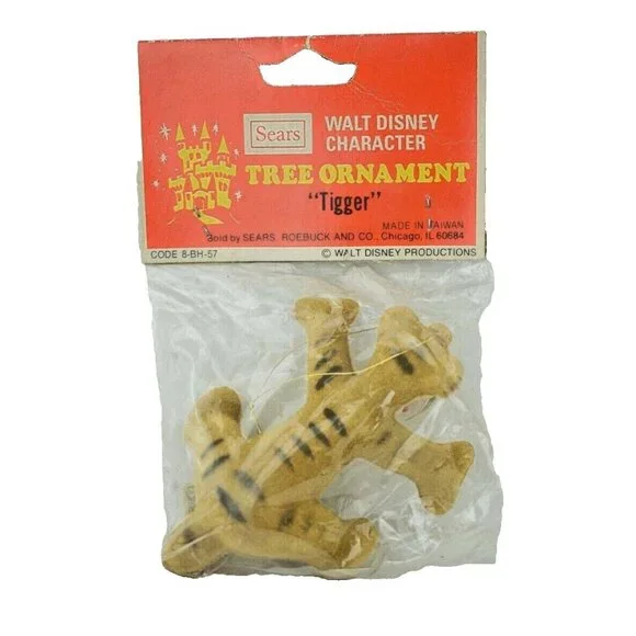 Vintage Sears Disney Winnie the Pooh Tigger Christmas